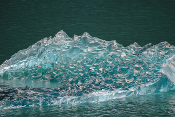 Blue Glacier Ice, Tracy Arm Fjord, Alaska