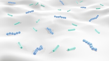 Bacteria on tooth surface 