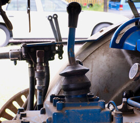 Gearshift Lever on a Tractor