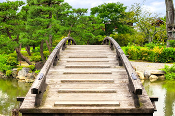 京都、渉成園の風景
