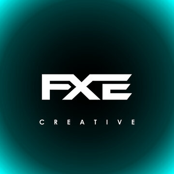 FXE Letter Initial Logo Design Template Vector Illustration