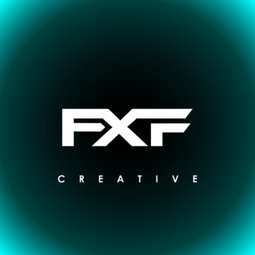 FXF Letter Initial Logo Design Template Vector Illustration