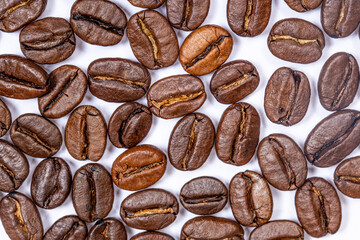 Coffee beans with a uniform color