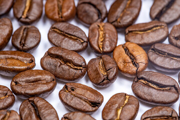 Coffee beans with a uniform color
