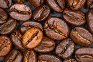 Coffee beans with a uniform color