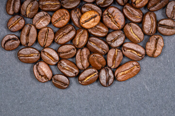 Coffee beans with a uniform color