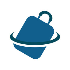 Illustration Vector Graphic of Suitcase Logo. Perfect to use for Technology Company