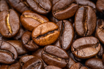 Coffee beans with a uniform color