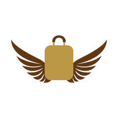 Illustration Vector Graphic of Suitcase Logo. Perfect to use for Technology Company