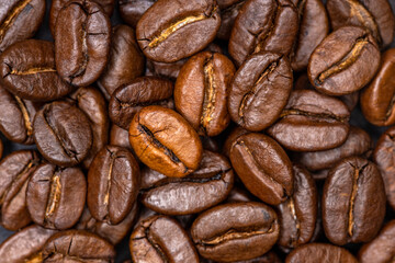 Coffee beans with a uniform color