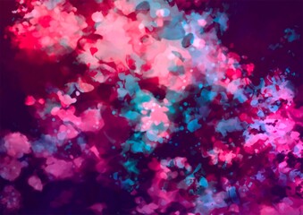 幻想的なピンクのグラデーションのテクスチャ背景