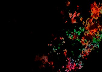 幻想的な赤い血の水彩テクスチャ背景