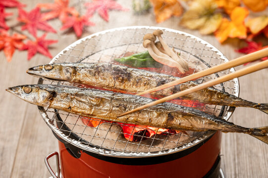 サンマの塩焼き Images Browse 222 Stock Photos Vectors And Video Adobe Stock
