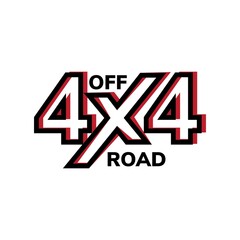 4x4 off-road emblem. Extreme Suv logo vector illustration  © Maslikhatul