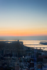 大阪湾の夜景
