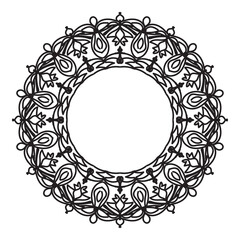 round lace frame