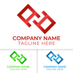 a logo gradient design. letter a logo design good for social, team, community