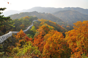 가을이 절정인 남한산성 풍경
