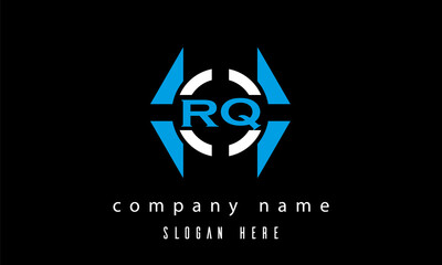 RQ creative game logo vector