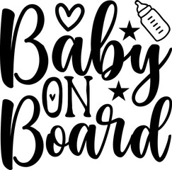 Obraz premium baby svg design