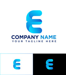 E Letter logo design, Modern Logos