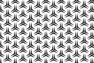 Geometric seamless pattern. Modern stylish texture with monochrome trellis. Repeating geometric hexagonal grid. Simple lattice graphic design