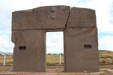 Porta do Sol, Tiauanaco, ruinas próximas a La Paz