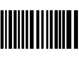 バーコードのサンプルのイラスト