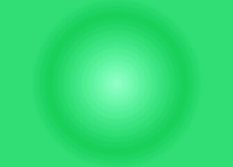 Green abstract background with gradation circles.