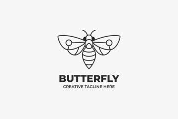Butterfly Simple Business Logo