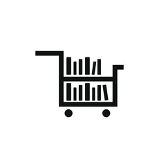 picture of a bookshelf with wheels