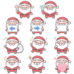 サンタクロースのバリエーションセット