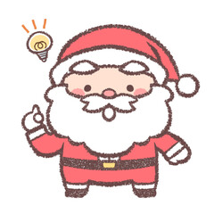 ひらめくサンタクロース