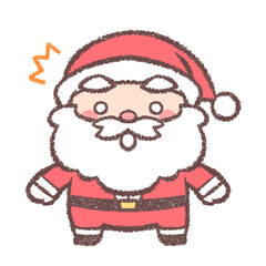 驚くサンタクロース