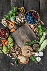 Large collection of the worlds healthiest foods very high in antioxidants, anthocyanins, fibre, protein, omega 3, lycopene, vitamins, minerals. Plant based vegan health foods for ethical eating.