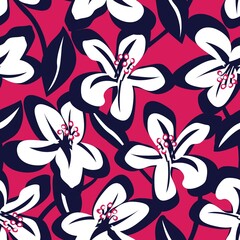 Floral Seamless Pattern Background