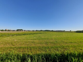 Meadows where new residential area 't Suyt in waddinxveen will come in the future