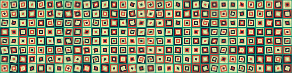 Abstract Geometric Pattern generative computational art illustration