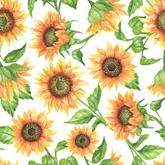 Pattern Sunflowers