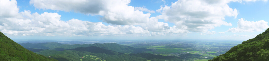 筑波山の御幸ヶ原から見る景色／【日本百名山】日本茨城県
