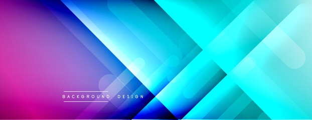 Dynamic lines abstract background. 3D shadow effects and fluid gradients. Modern overlapping forms