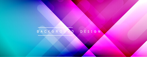 Dynamic lines abstract background. 3D shadow effects and fluid gradients. Modern overlapping forms