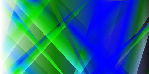 Obraz premium Green turquoise and blue Vector background overlap layer with spaces for background header design