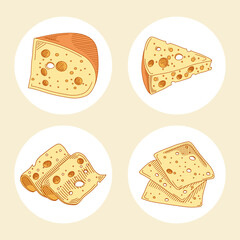 delicious four cheeses