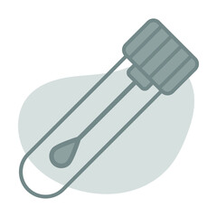 Swab Healthcare Medical, vector graphic Illustration Icon.