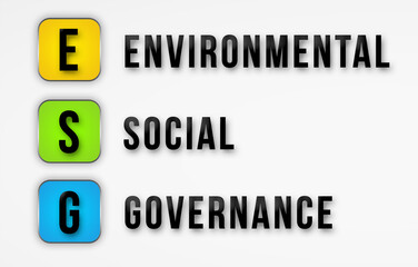 Obraz premium ESG - environmental social governance concept