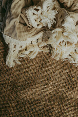 rustic vintage fabric background