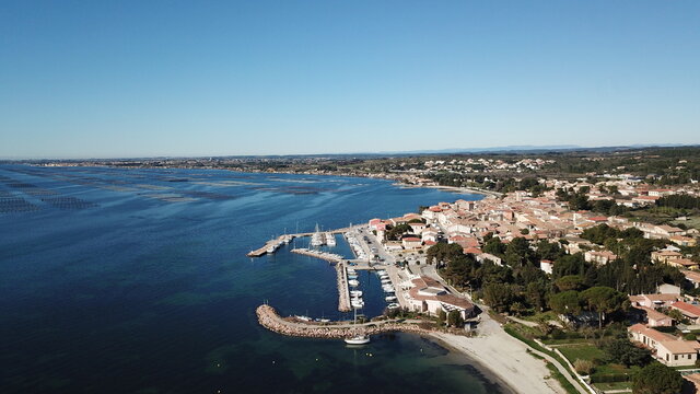 Bouzigues vue aérienne / aerial picture Bouzigues