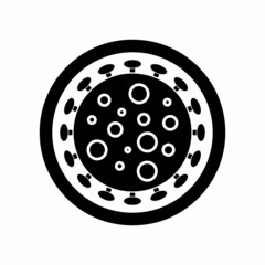 coronavirus icon set, virus icon set vector sign symbol