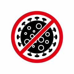 coronavirus icon set, virus icon set vector sign symbol